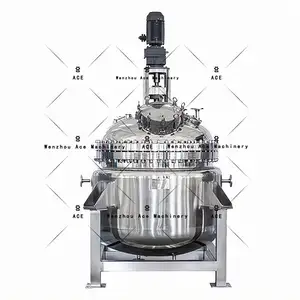 Ace Reaction Kettle Crystallizing Tubular Catalytic Stirred Tank Reactor 5000L With Co For 1.5 Ton