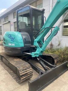Japón Nueva Llegada Kobelco Excavadoras Sk55sr Sk50sr Mini Excavadoras 5 Ton Sk55 SK50 Mini Excavadora de segunda mano Kobelco sk55 - Product Image 2