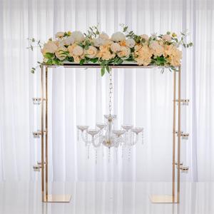 LANJO Wedding Arch Rectangle <b>Stand</b> Square <b>Backdrop</b> <b>Stand</b> Balloon Arch <b>Stand</b> for Weddings Showers Party Centerpiece Decorations - Product Image 6
