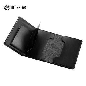 TILONSTAR TG305M Portefeuille en cuir multifonctionnel avec étui en aluminium pour carte d'identité, blocage RFID intelligent pour porte-cartes de crédit, vintage - Product Image 2