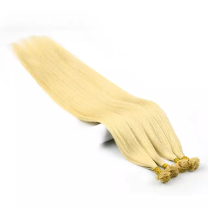 Jasmine Beauty Soft & Natural High Quality 100% Virgin Remy Hair Extensions flat tip keratin hair extensions Double Drawn Ends - Product Image 3