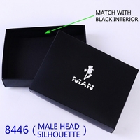 Cajas de Regalo Plegables de Papel con Tapa Blanca y Negra en Stock, Cajas de Embalaje para Ropa Interior Masculina, Personalizables al por Mayor