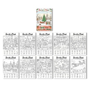Nouvelle Tendance Transfrontalière : Livre de Coloriage Anti-Stress Simple pour Enfants, avec Affiches en Papier Couché Double Face Confortables - Product Image 3