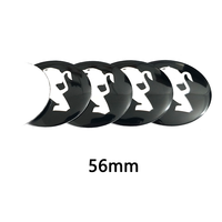 Autocollants d'emblème de logo pour enjoliveurs de jantes 56mm 65mm pour Peugeot 107 108 206 207 307 308 408 508 2008 3008