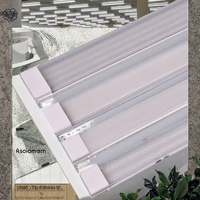 Plafonnier LED 4FT IP54 pour salle blanche, boîtier en aluminium, diffuseur PC, DLC 6000K, grand angle, pour bureau et supermarché, IRC90
