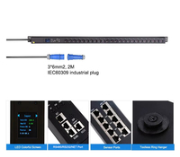 PDU Inteligente Vertical Avanzado con Monitoreo en Tiempo Real y Diseño 0U, Unidad de Distribución de Energía Inteligente para Racks de Servidores