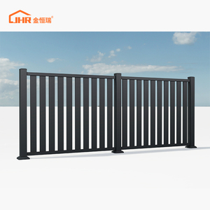 JHR Thiết Kế Hiện Đại Modular Hàng Rào Nhôm Kim Loại Ngang Sân Riêng Tư Slat Hàng Rào Tấm Ngoài Trời Vườn Hàng Rào - Product Image 6