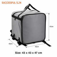 Sac à dos de messagerie réfléchissant haute visibilité, isolé, extra large, imperméable, ouverture frontale facile, vente en gros en vrac, direct usine