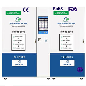 ตู้จำหน่ายยาอัตโนมัติแบบกำหนดเอง OEM ขนาด 21.5 นิ้ว จอคู่ 310 ช่อง รองรับ Wifi พร้อมระบบจ่ายยา 4G หน้าจอสัมผัสอัจฉริยะ พร้อม SDK - Product Image 1