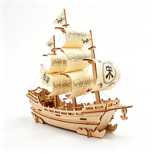 Colore del <span class=keywords><strong>legno</strong></span> naturale 3D Puzzle modello di giocattolo fatto da te kit di costruzione 3D Puzzle di <span class=keywords><strong>legno</strong></span> <span class=keywords><strong>per</strong></span> <span class=keywords><strong>adulti</strong></span> bambini Unisex regalo educativo - Product Image 4