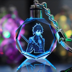 <span class=keywords><strong>Genshin</strong></span> พวงกุญแจคริสตัลเรืองแสงสีสันสดใส,ตัวละครในเกมรูปอนิเมะ Venti <span class=keywords><strong>Eula</strong></span> Zhongli ของเล่นสำหรับเด็กของขวัญวันเกิด - Product Image 6