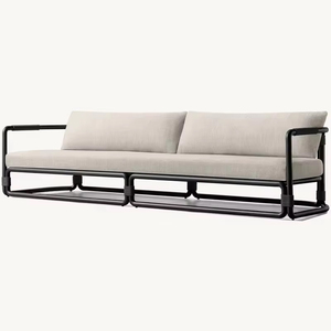 Premium Aluminium Outdoor Sofa Set Fabriek Direct Voorzien Van Waterdichte Sunproof Kosteneffectief Voor Villa 'S Terrassen - Product Image 4