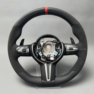 Volant de direction chauffant et vibrant en <span class=keywords><strong>cuir</strong></span> de rechange pour BMW F31 F34 F35 F32 F33 F36 F10 F11 F07 F18 F06 F12 F13 - Product Image 5