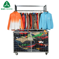 Vestes coupe-vent élégantes et minces d'occasion pour hommes Polyester/coton toutes saisons propre adapté à la revente balles d'occasion