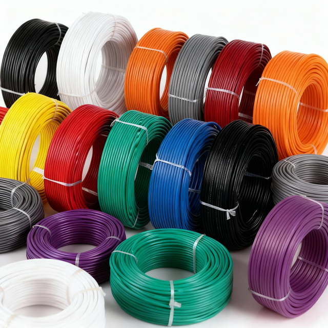 Geritel Single Core PVC Copper Electrical Wire Cable 1.5mm/2.5mm/4mm/6mm/10mm TW/THW 300/500V for Heating