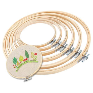 Bastidor Bordado Wooden Sewing Embroidery Art Needlework Crafts Bamboo Cross Stitch Frame Embroidery Ring Hoop Circle Tools