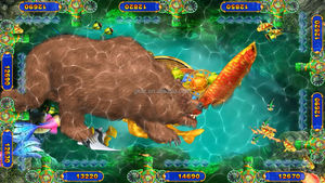 2025 Customized Standing 3 Players 32/55 Inch <strong>Screen</strong> Table Online Fish <strong>Games</strong> Bear Awaken - Product Image 4