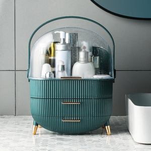 Cosmetics <b>Makeup</b> Storage <b>Box</b> Skincare Organizers With Lid and Drawers Vanity Organizer <b>Makeup</b> Tools GZ RTS Bulk Mixed Order - Product Image 2