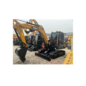 Certificado EPA 95% Nueva excavadora usada sy60c gran oferta famosa marca China SANY 60 6 Ton SANY mini excavadora a la venta