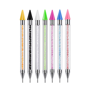 Coloré Double Tête Stylo Cire Cristal Sélecteur Nail Art Strass Pointillage <span class=keywords><strong>Crayon</strong></span> <span class=keywords><strong>Crayon</strong></span> De Cire pour Strass - Product Image 1