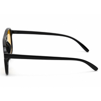 Lunettes de soleil unisexe surdimensionnées style vintage 2026 avec double pont, protection UV400, idéales pour la conduite