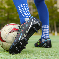 Chaussures de football à crampons en caoutchouc de haute qualité pour l'entraînement et les matchs unisexes Printemps Automne Été Hiver US