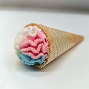 Cono de Helado Crujiente con Huevo al por Mayor con Caramelo de Malvavisco de Cuatro Colores - Product Image 5