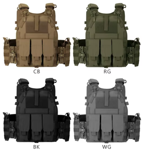 <span class=keywords><strong>Gilet</strong></span> tactique (à libération rapide) pour hommes, respirant, léger, modulaire, avec système Molle, multi-poches, <span class=keywords><strong>gilet</strong></span> utilitaire d'entraînement - Product Image 6