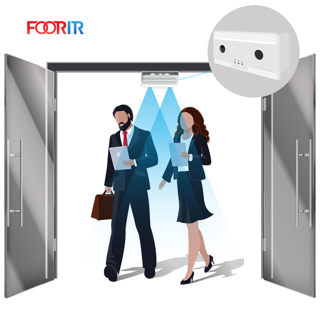 FOORIR High Accuracy People Counting Sensor for Shopping Mall Retail Stores