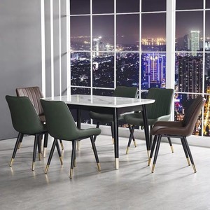 <strong>Dining</strong> <strong>Chair</strong> <strong>Blue</strong> Silla De Comedor De Cuero Azul Navy <strong>Blue</strong> <strong>Dining</strong> Room <strong>Chairs</strong> Black Metal Legs Luxury <strong>Blue</strong> Leather <strong>Dining</strong> <strong>Chair</strong> - Product Image 6