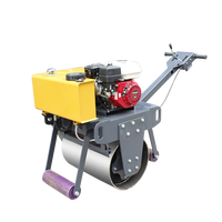 Compacteur à tambours tandem hydraulique industriel avec moteur diesel, rouleau compresseur routier