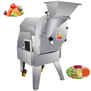 Máquina Procesadora <span class=keywords><strong>de</strong></span> Frutas y Verduras Motorizada Industrial QDMECH con Potencia <span class=keywords><strong>de</strong></span> 1500W, Cortadora en Cubos <span class=keywords><strong>de</strong></span> Gran Capacidad, Rallador, Rebanadora - Product Image 1