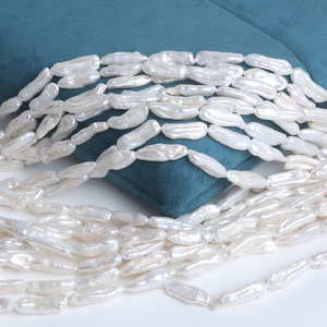 Cuentas de Perlas de Agua Dulce Naturales, Hechas a Mano, de 7-9 mm, Forma Barroca, Color Rosa Pipa, Orificio Recto, para Hacer Collares - Product Image 3