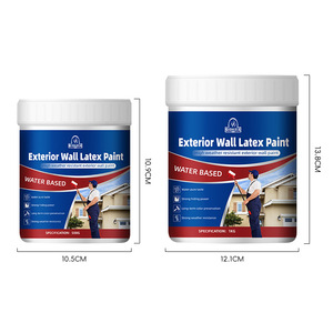 <span class=keywords><strong>Peinture</strong></span> acrylique extérieure au latex à appliquer au pinceau, revêtement liquide pour la rénovation des murs, réparation spéciale, changement de couleur - Product Image 5