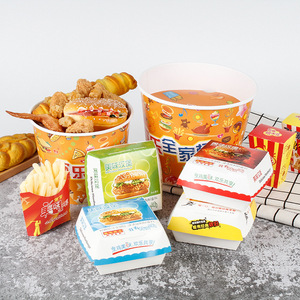 Caixa de Embalagem para Frango Frito Branca com Design Novo e Personalizado, Embalagem para Comida para Viagem - Product Image 6