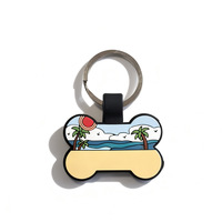 Bestseller Wiederverwendbare Outdoor-Hundemarken Gravierte Namensmarke mit QR-Code für Hunde & Katzen Silikon-Haustierhalsband