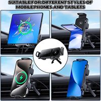 Support de téléphone pliable personnalisé X01 avec chargeur pour smartphones X Z Fold/Find N, compatible CE FCC Rohs, charge sans fil 15W, support de voiture