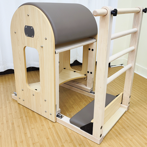 Baril <span class=keywords><strong>d</strong></span>'escalade de Pilates en érable de luxe pour studio et entraînement à domicile avec réglage rapide manuel - Product Image 1