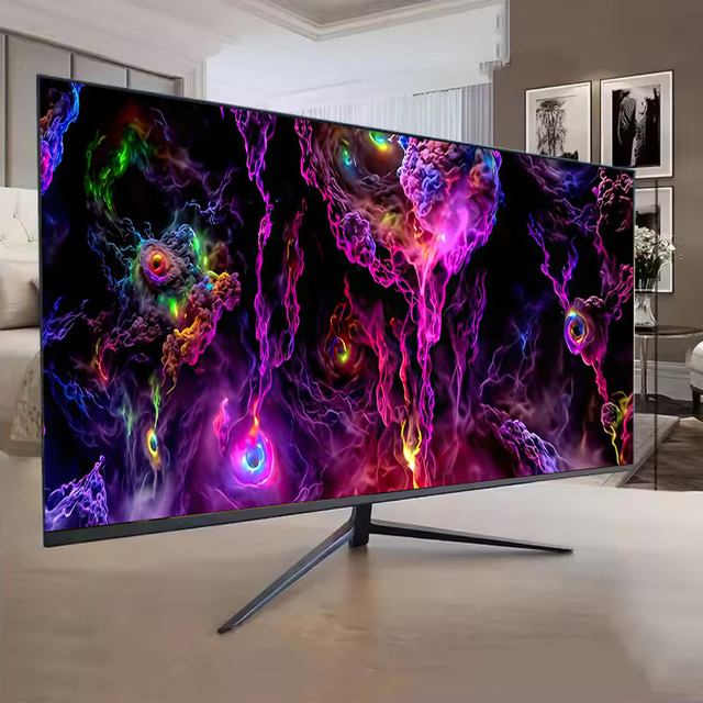 Professional 32-Inch Curved Borderless 4K Gaming LCD Monitor for Desktop 165Hz Refresh Rate