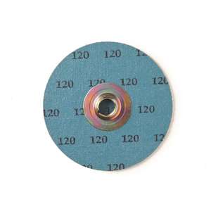 Disque abrasif en corindon à raccord rapide femelle AB1090 personnalisable oxyde d'aluminium moyen-dur 6mm pour meuleuse haute performance - Product Image 1