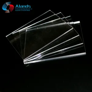 Feuille de perspex transparente, cristal, acrylique