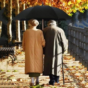 High Quality Safe Manual Open Old Person Fiberglass Walking <b>Stick</b> Umbrella 23 Inch Standard Size Luxury Umbrella Walking <b>Stick</b> - Product Image 2