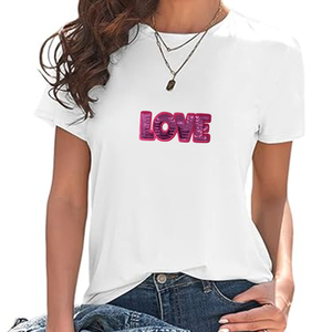 Vente en gros d'autocollants appliques en <span class=keywords><strong>tissu</strong></span> brodé 3D thermocollants patchs à paillettes étoile cœur d'amour pour vêtements chapeaux et sacs - Product Image 6