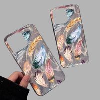 Coques de téléphone portable antichoc de luxe avec impression pailletée pour iPhone 17 Air 16 15 Plus Pro Max 14 13 12 11 X, coque arrière personnalisable avec logo