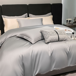 California King Bedding <span class=keywords><strong>Set</strong></span> <span class=keywords><strong>100</strong></span> <span class=keywords><strong>cotone</strong></span> lenzuolo copripiumino matrimoniale 140 x200cm <span class=keywords><strong>Set</strong></span> piumino con angoli profondi Hotel - Product Image 3
