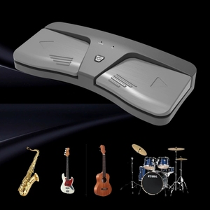 Pasador de páginas <span class=keywords><strong>musical</strong></span> automático inalámbrico inteligente, pedal electrónico para pasar páginas, pasador de páginas manos libres - Product Image 4