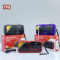Haut-parleur YSF-798 2026 avec AirPlay et lumière LED clignotante pour fêtes et utilisation en extérieur - Lecteur MP3 radio très vendu en Afrique