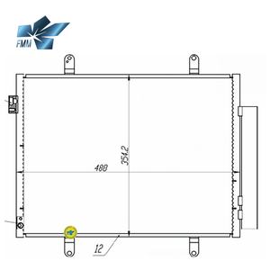 Pièces de climatisation automobile 08333030, condenseur refroidi par air pour Suzuki Celerio 82005269, prix d'usine du condenseur de climatisation 512084N - Product Image 6