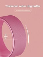 Roue de yoga Vinique Fitness Premium en EVA haute densité pour soulager les douleurs dorsales et les étirements dorsaux/ouverture de la poitrine, 30 cm, usage domestique, unisexe