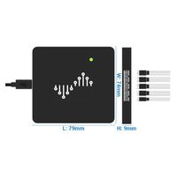 Prix de l'agent original Analyseur logique USB Bande passante 5x jusqu'à 400M Échantillonnage Analyseur logique 16 canaux DSLogic Plus